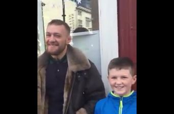 VIDEO: Irish father and son bump into Conor McGregor in Iceland