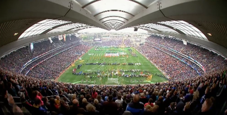 VIDEO: Great scenes show Amhrán na bhFiann sung at Croke Park 1916 commemoration