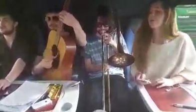 VIDEO: This cover of Purple Rain, recorded on a bus, is incredibly moving