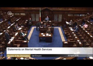 PIC: Photos from Tuesday’s Dáil debate show our government isn’t taking mental health seriously