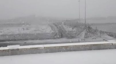 VIDEO: This is what the weather is like in Knock, County Mayo this evening
