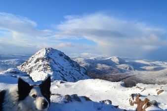 PICS: Spectacular images taken from the snow-covered summit of Mount Errigal in Donegal at sunrise