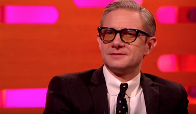VIDEO: Martin Freeman discusses his Love Actually sex scenes and revealing ‘state secrets’