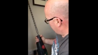 VIDEO: Laois man uses drill for the first time, predictably and hilariously, it ends badly