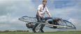 VIDEO: This man has created his own personal hoverbike and we want a go, right now