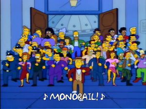 QUIZ: Can you remember the lyrics to the Monorail song in The Simpsons?