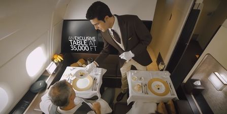 WATCH: This is what you get in return for the most expensive plane ticket in the world