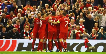 PICS: Liverpool fans formed a conga line on Dublin’s Dame Street after victory over Villarreal