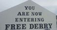 PIC: Somebody has updated the iconic ‘You Are Now Entering Free Derry’ mural