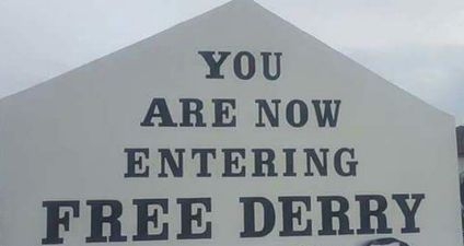 PIC: Somebody has updated the iconic ‘You Are Now Entering Free Derry’ mural