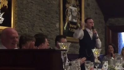 WATCH: Louth man gets married and thanks everybody with epic Home and Away sing-song