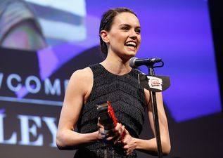 PIC: Daisy Ridley and Rian Johnson joined in a trad session in Donegal this weekend