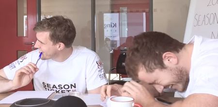 WATCH: Les Kiss is the latest victim of a Paddy Jackson and Andrew Trimble prank phone call