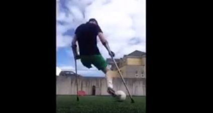 WATCH: Kerry amputee footballer pulls off incredible bit of skill in Cork