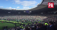 VIDEO: Some of the maddest footage of the Hibs fans invading Hampden Park