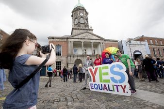 PICs: Dublin Castle celebrates a year since the Yes vote in #MARREF