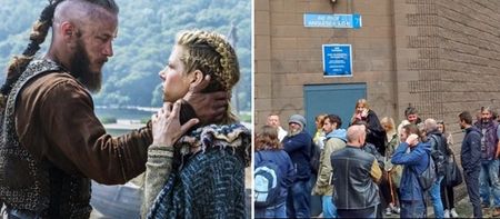 PIC: The amount of people auditioning for the TV show Vikings in Dublin is extraordinary