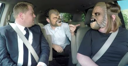 VIDEO: James Corden, Chewbacca Mom and JJ Abrams star in this wonderful carpool clip
