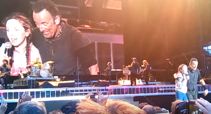 VIDEO: The moment Bruce Springsteen sings on stage with a young Irish girl