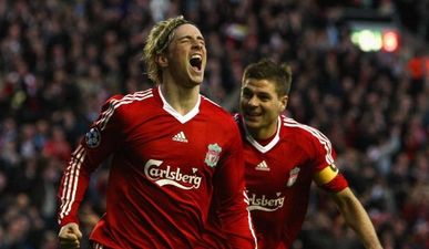 PIC: Steven Gerrard’s good luck message for Fernando Torres ahead of the Champions League final is great