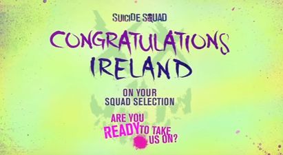 VIDEO: Joker, Harley Quinn and the Suicide Squad challenge Ireland’s Euros squad in their own special way