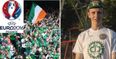 A former League of Ireland footballer is cycling to the Euros for charity