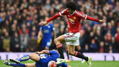 PIC: Marouane Fellaini has dyed his hair blonde and it’s quite something