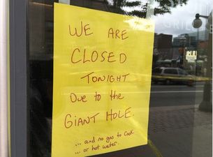 VIDEO: A car gets sucked into a massive sinkhole in Ottawa, Canada’s capital city