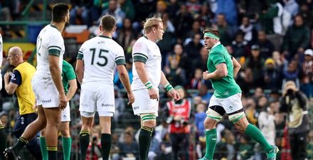 VIDEO: CJ Stander has been sent off against South Africa and people are very annoyed