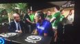 VIDEO: You should never work with children, animals or Ireland fans on live TV