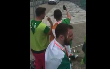 WATCH: Irish fan moved to tears after fellow supporters replace his lost match ticket