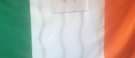 PIC: This Irish fan’s immersion-themed flag could win the battle of the flags at Euro 2016