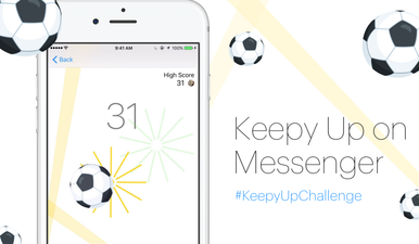 You can now play Keepy Ups in Facebook Messenger, here’s how