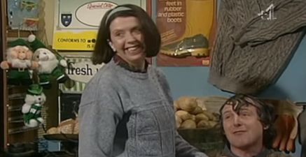 PIC: Mary from Father Ted was out and about with Irish fans in Bordeaux