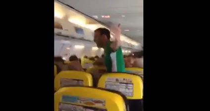 WATCH: Irish fans take over flight to Bordeaux with epic Westlife sing-song
