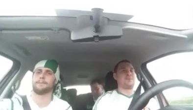 VIDEO: Irish fans’ Carpool Karaoke on the way from Paris to Bordeaux