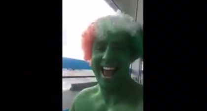 VIDEO: The Irish hulk passes through a very friendly French passport control