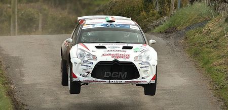 PIC: Brilliantly original traffic calming measure for the Donegal International Rally