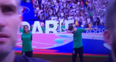 VIDEO: Did you spot the UEFA mascot dabbing through the Northern Ireland national anthem?