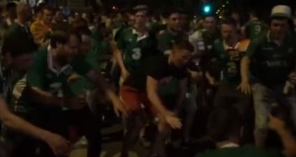 WATCH: Irish fans sing brilliant ‘Twist and Shout’ tribute to Robbie Brady on the streets of Lille