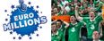 An Irish supporter in France could have just won a €39m jackpot from the Euromillions