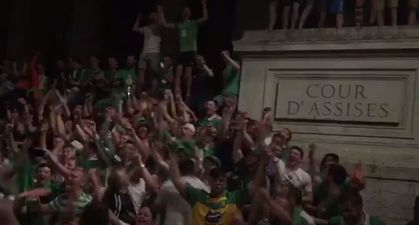 WATCH: Irish fans roar ‘Shane Long’s on Fire’ into the Lyon night sky in intense singsong