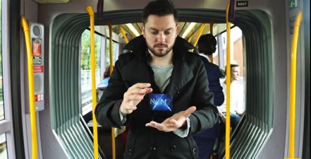 WATCH: Magician stuns Luas passengers with Now You See Me 2 inspired illusions