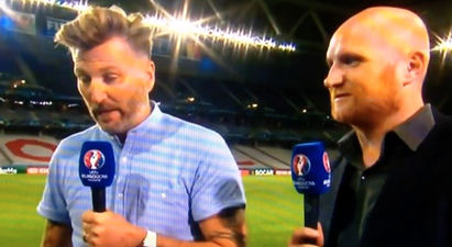 VIDEO: Robbie Savage looked a little worse for wear on BBC breakfast this morning