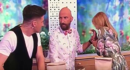 WATCH: Presenter writhes in agony live on Polish TV as magician’s trick goes horribly wrong