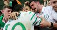 WATCH: Robbie Brady celebrating with his family the standout moment in UEFA thank you to Euro 2016 fans