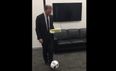 VIDEO: Martin O’Neill sets off fire alarm in TV3 studios with a wicked half-volley