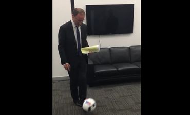 VIDEO: Martin O’Neill sets off fire alarm in TV3 studios with a wicked half-volley
