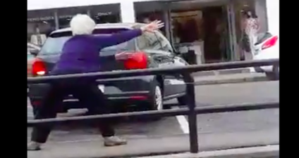 VIDEO: Even the most flamboyant traffic director in Mayo couldn’t help this driver park