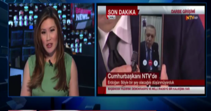 VIDEO: Turkey’s President Recep Tayyip Erdogan appeals for support via FaceTime
